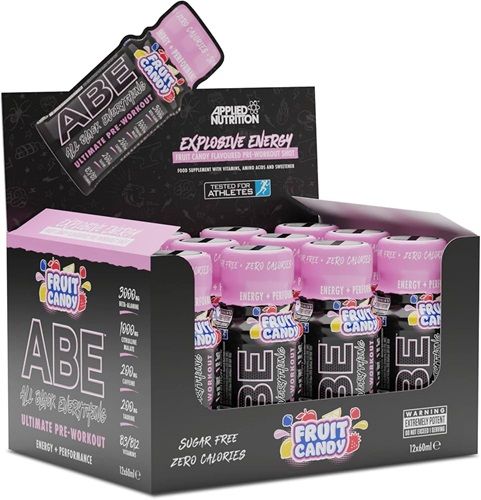 APPLIED NUTRITION - ABE ULTIMATE PRE-WORKOUT SHOT - 12X60 ML