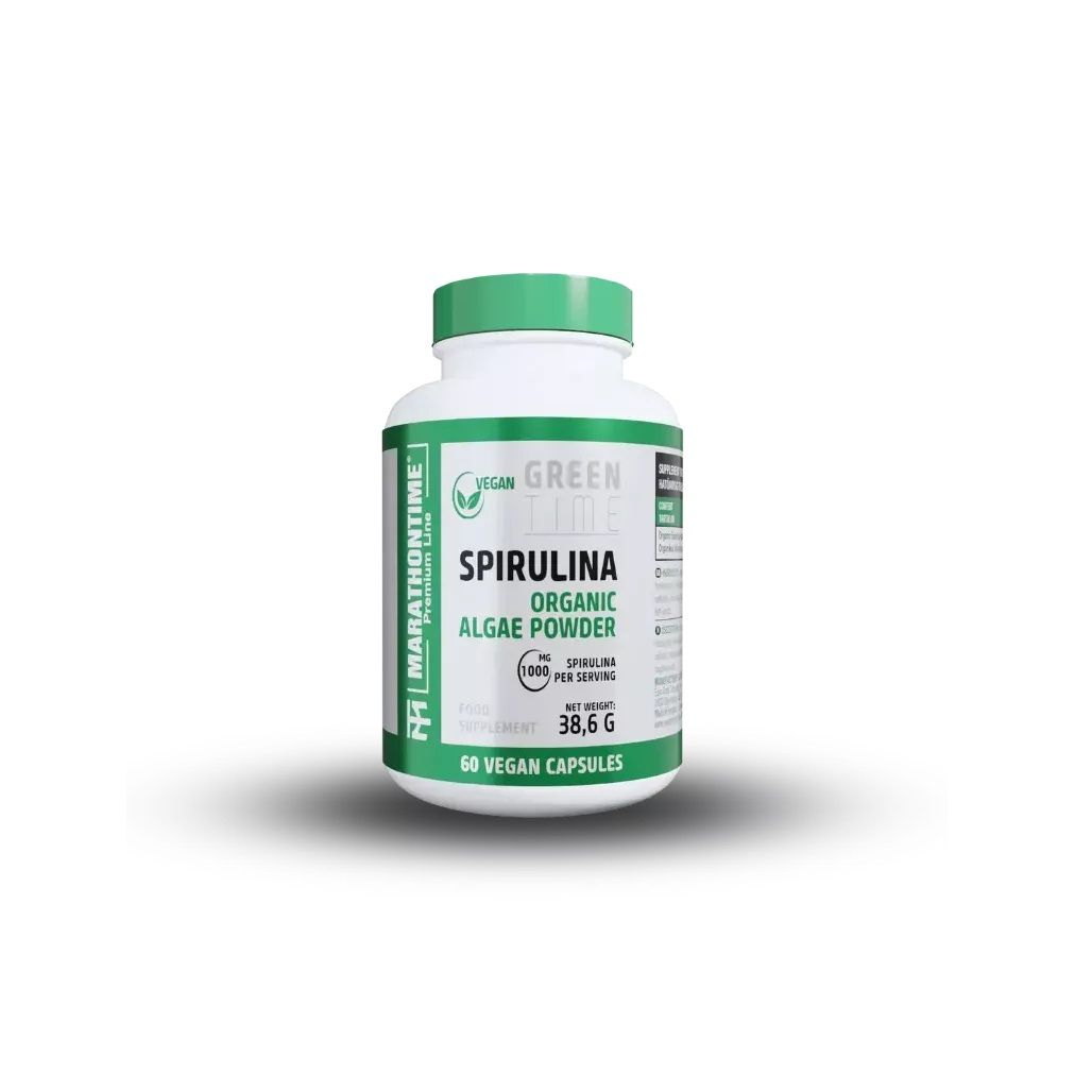 MARATHONTIME - SPIRULINA 1000 MG - ALGA KIVONAT - 60 KAPSZULA