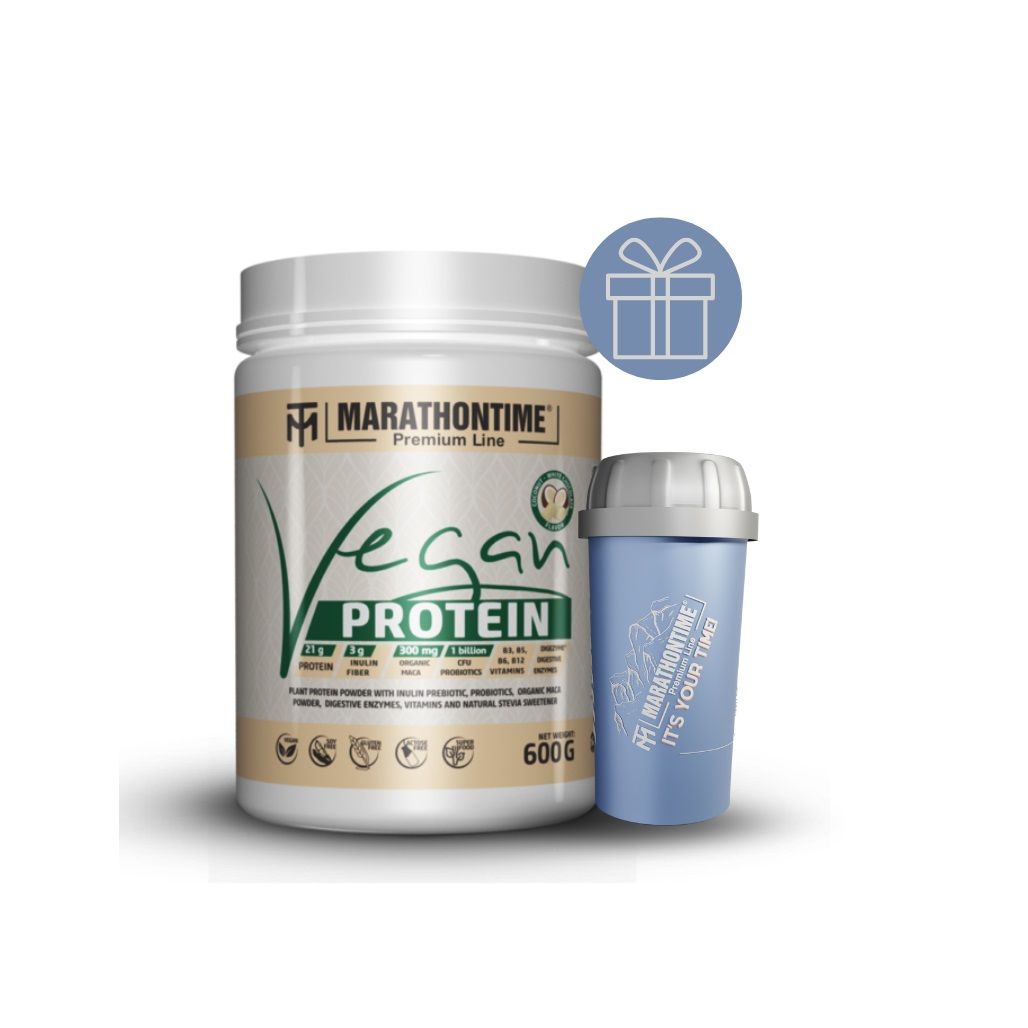 MARATHONTIME - PRÉMIUM VEGÁN PROTEIN - 600 G