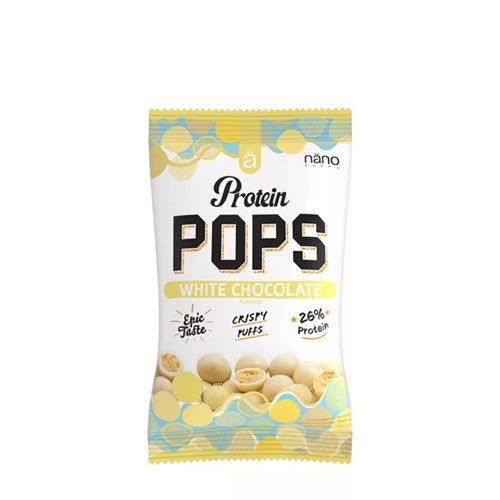 NANOSUPPS - PROTEIN POPS - ROPOGÓS ÉDESSÉG - FEHÉR CSOKOLÁDÉ - 38 G