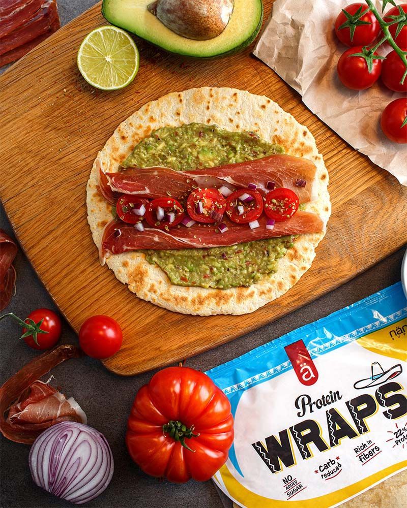 NANOSUPPS - PROTEIN WRAP - MAGAS FEHÉRJETARTALMÚ TORTILLA - 240 G