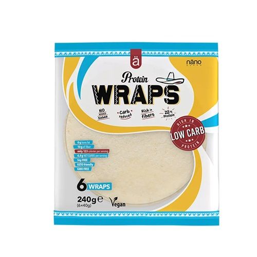 NANOSUPPS - PROTEIN WRAP - MAGAS FEHÉRJETARTALMÚ TORTILLA - 240 G