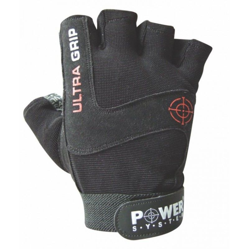 POWER SYSTEM - ULTRA GRIP-BLACK GLOVES PS2400 - FITNESS EDZŐKESZTYŰ - FEKETE