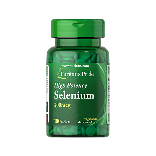 PURITANS PRIDE - HIGH POTENCY SELENIUM 200 MCG - 100 TABLETTA