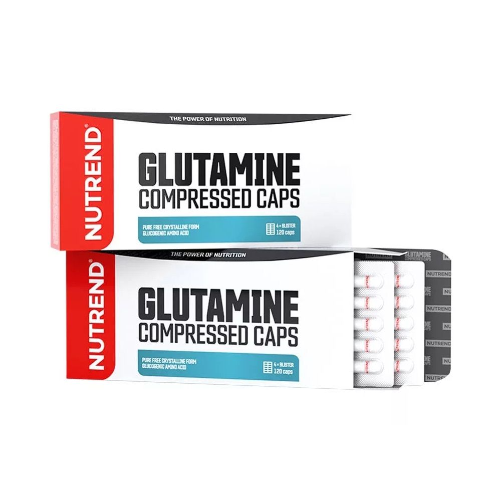 NUTREND - GLUTAMINE COMPRESSED CAPS - 120 KAPSZULA