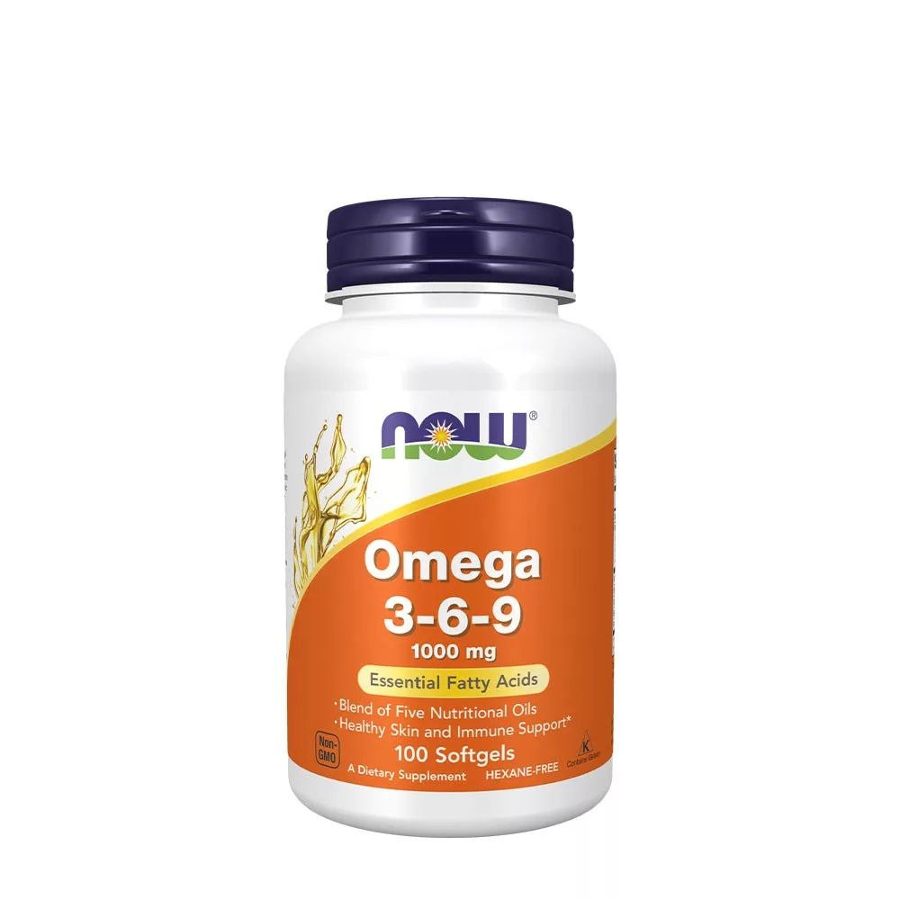 NOW - OMEGA 3-6-9 - 1000 MG - 100 KAPSZULA