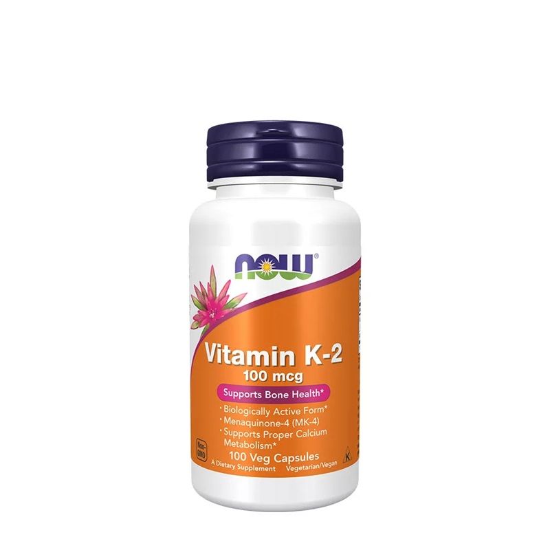 NOW - MK-4 VITAMIN K-2 100 MCG - 100 KAPSZULA