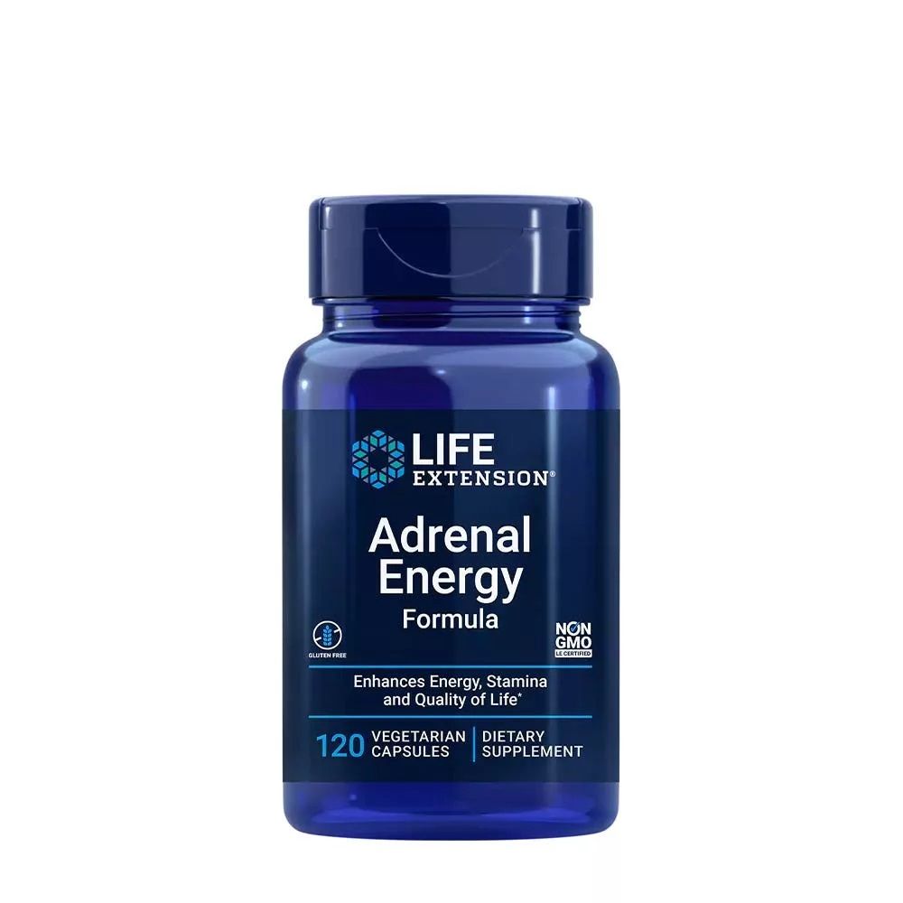 LIFE EXTENSION - ADRENAL ENERGY FORMULA - 120 KAPSZULA