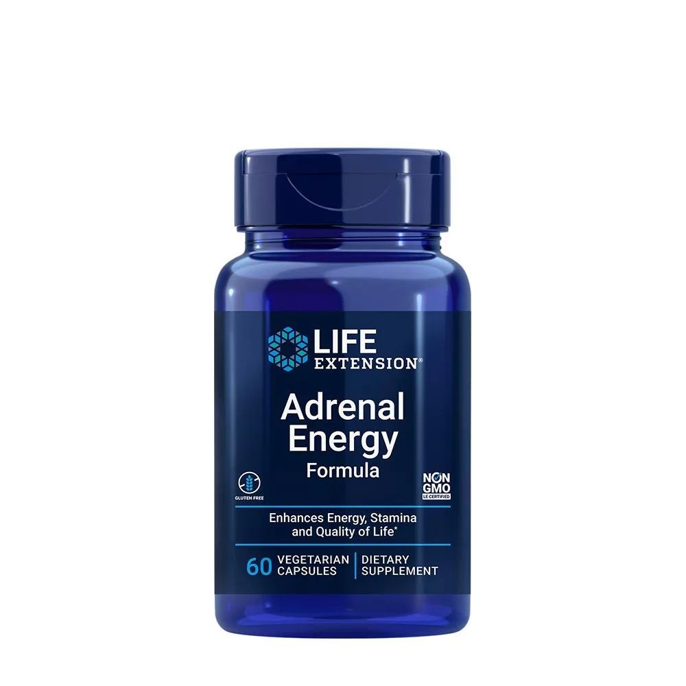 LIFE EXTENSION - ADRENAL ENERGY FORMULA - 60 KAPSZULA