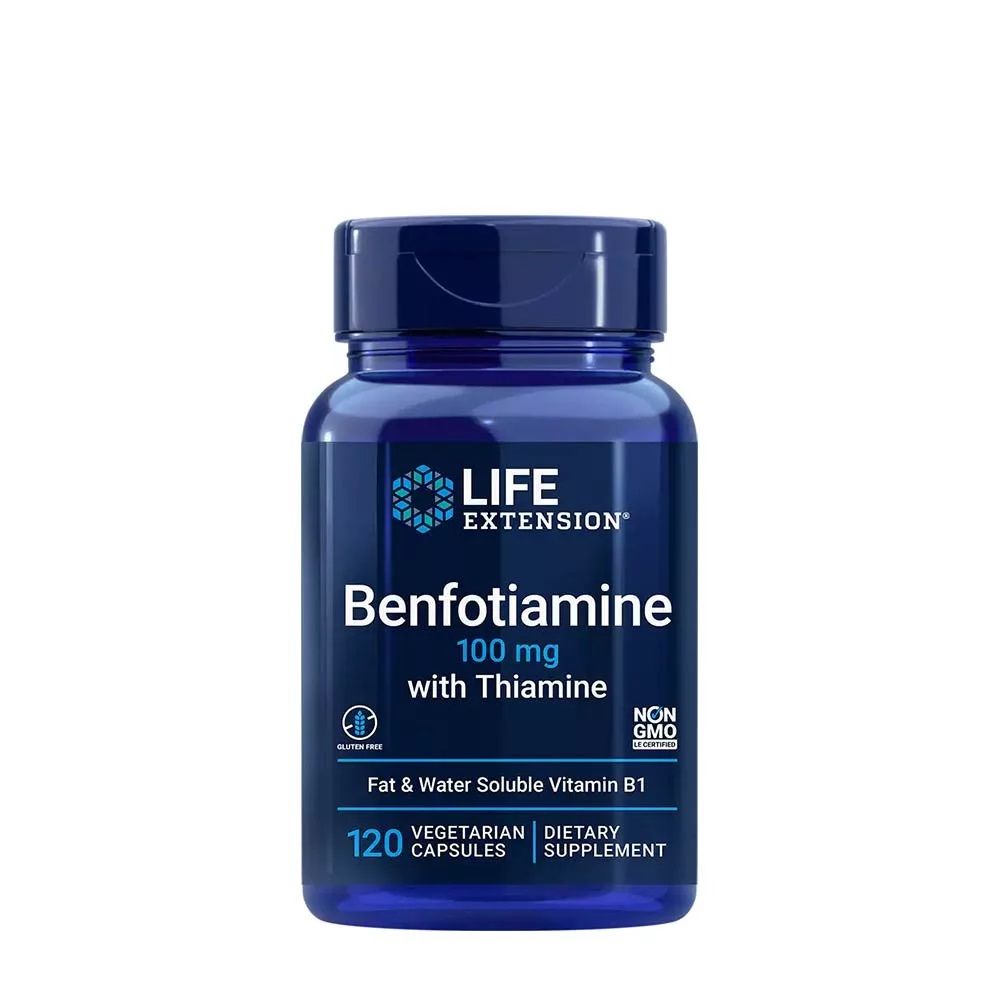 LIFE EXTENSION - BENFOTIAMINE WITH THIAMINE - 120 KAPSZULA