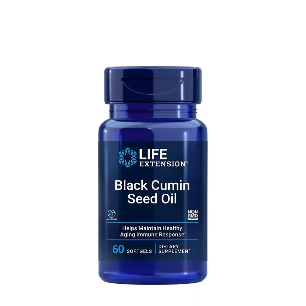 LIFE EXTENSION - BLACK CUMIN SEED OIL - 60 KAPSZULA