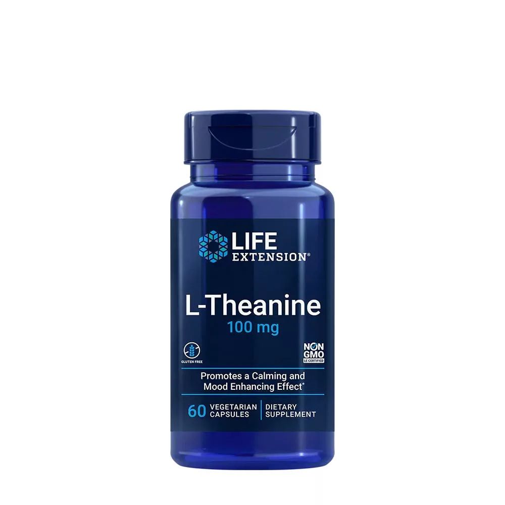 LIFE EXTENSION - L-THEANINE - 60 KAPSZULA