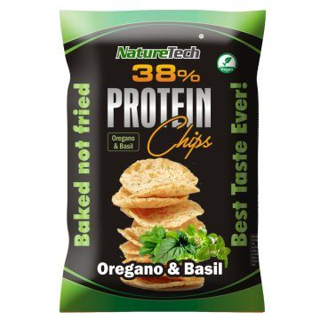 NATURETECH - POWER PRO 38% CHIPS OREGANO & BASIL - 50 G