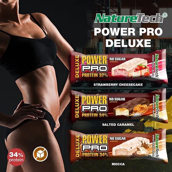 NATURETECH - POWER PRO DELUXE PROTEIN BAR - 80 G