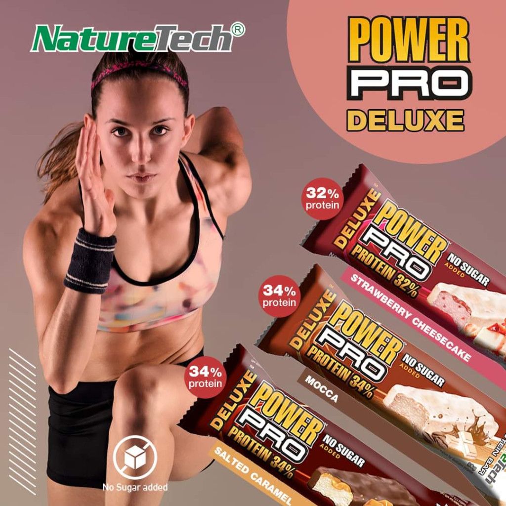 NATURETECH - POWER PRO DELUXE PROTEIN BAR - 80 G