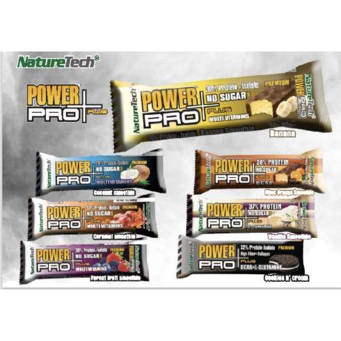 NATURETECH - POWER PRO PROTEIN PLUS PROTEIN BAR - 80 G