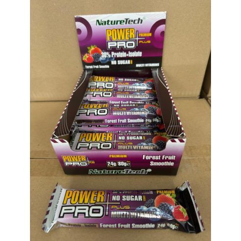 NATURETECH - POWER PRO PROTEIN PLUS PROTEIN BAR - 80 G