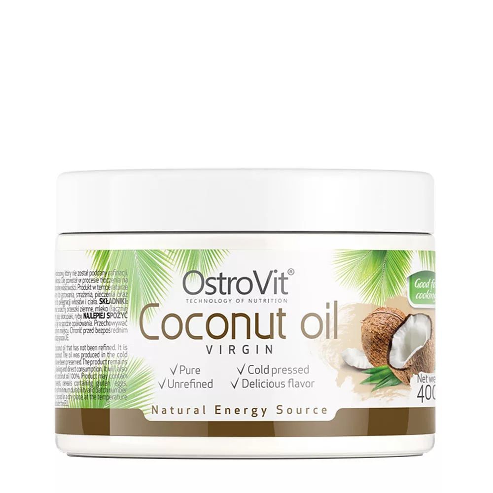 OSTROVIT - EXTRA VIRGIN COCONUT OIL - EXTRASZŰZ KÓKUSZOLAJ - 400 G